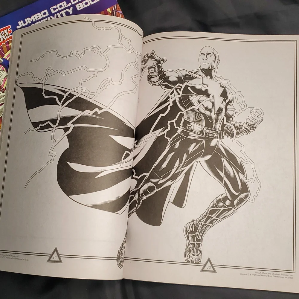 Black Adam & Yu-Gi-Oh! Coloring and Activity‎ Book Set